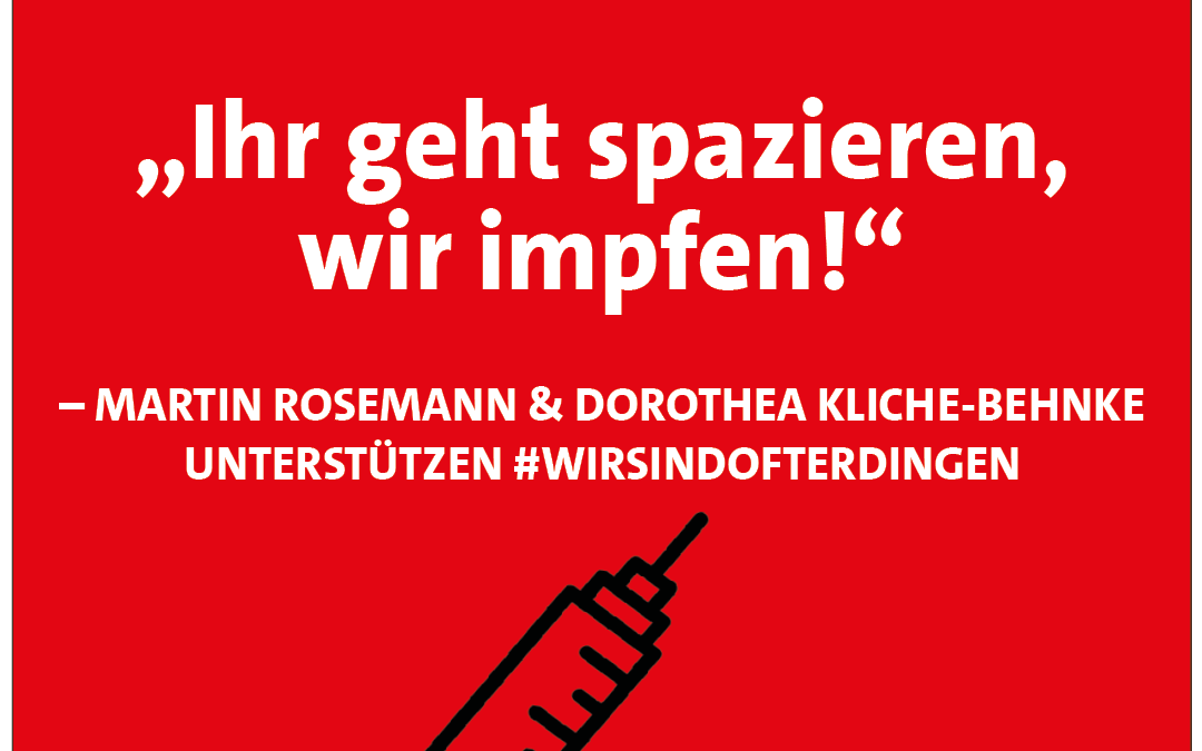 Rosemann und Kliche-Behnke unterstützen Initiative „Wir sind Ofterdingen“