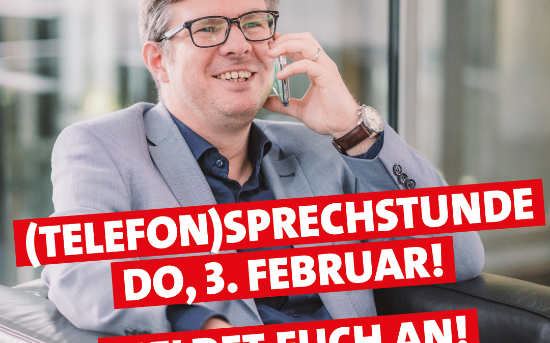 Rosemann lädt zur Telefon-Sprechstunde am 3. Februar ein